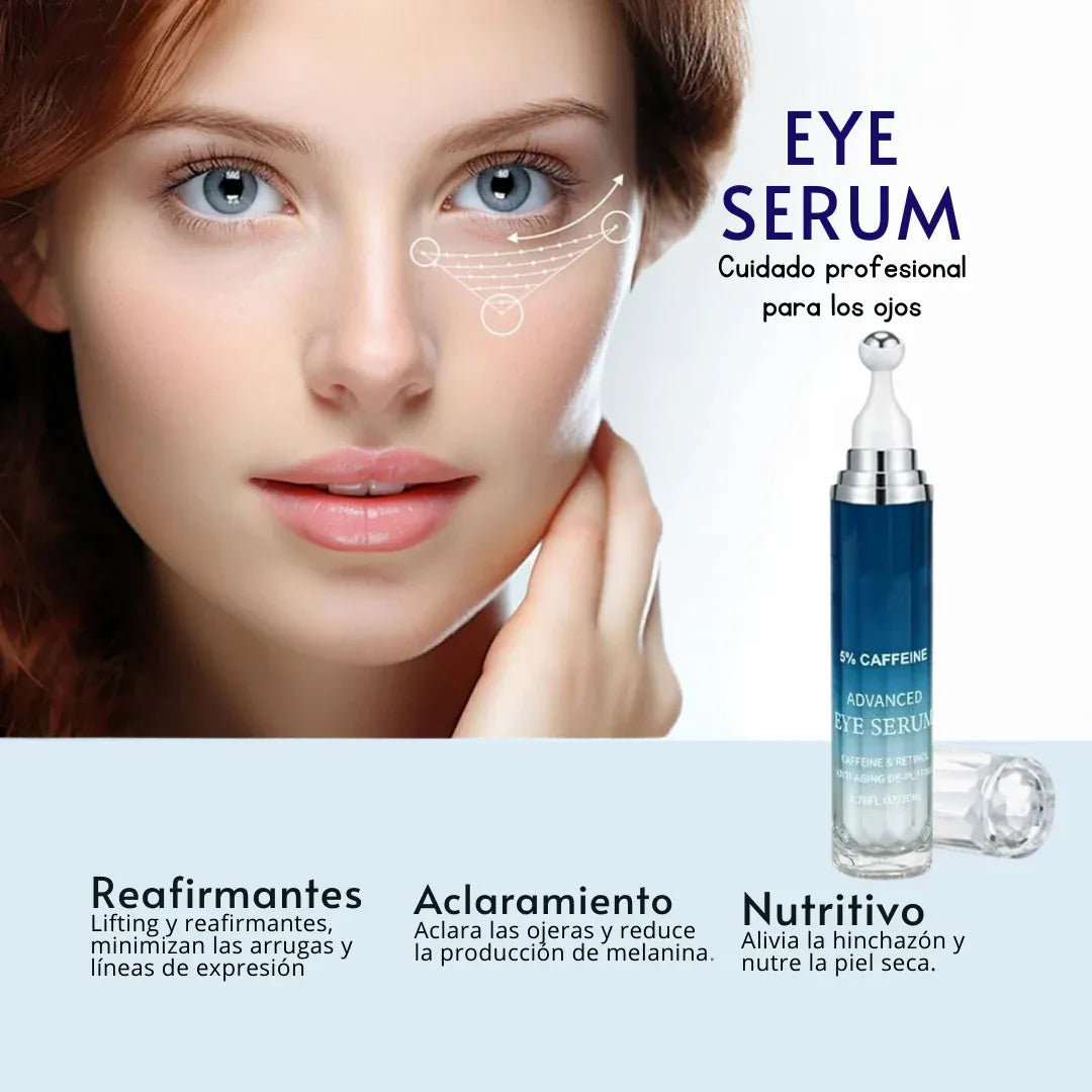 Eye™ - Sérum Coreano contorno de Ojos con Cafeína 5% – Antiedad, Reduce Ojeras - HOUSKYCHILE