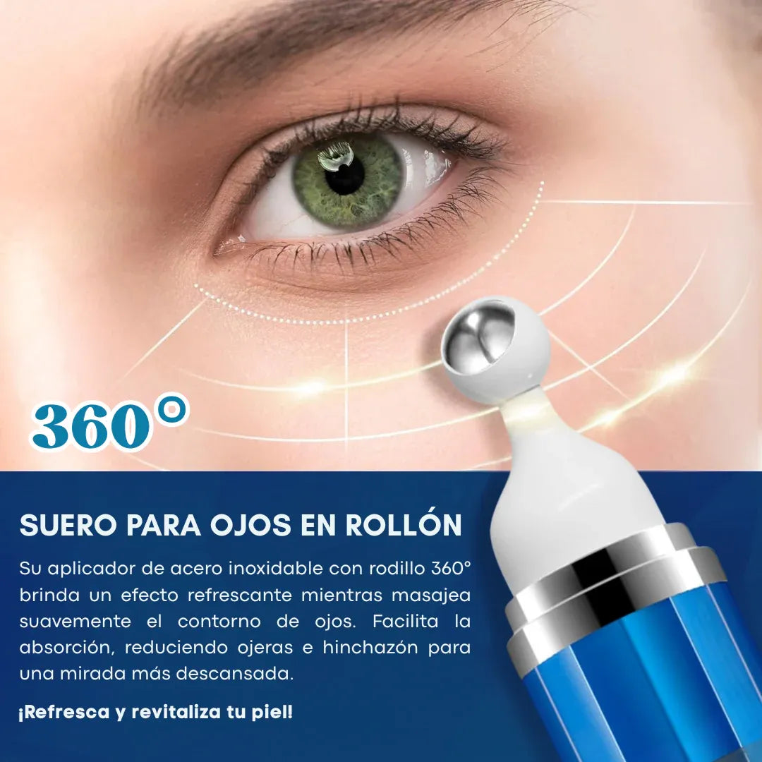 Eye™ - Sérum Coreano contorno de Ojos con Cafeína 5% – Antiedad, Reduce Ojeras - HOUSKYCHILE