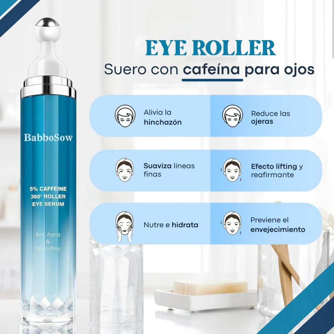Eye™ - Sérum Coreano contorno de Ojos con Cafeína 5% – Antiedad, Reduce Ojeras - HOUSKYCHILE
